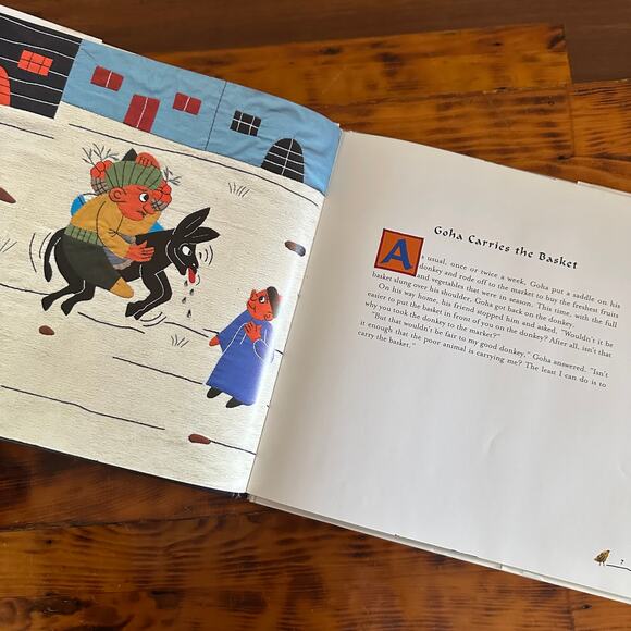 Vintage 2005 Goha The Wise Fool Middle Eastern Tale Hardcover Book - Picture 5 of 15